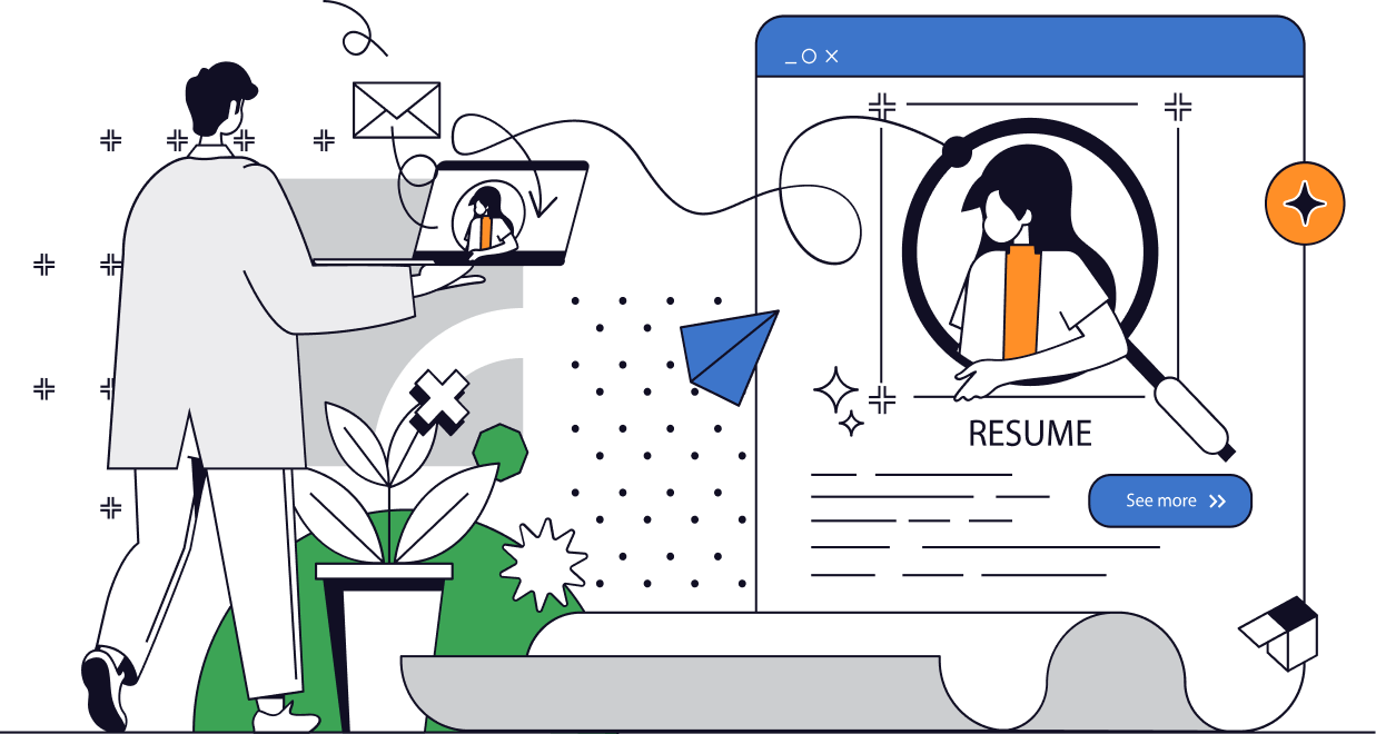 CV Building Illustration